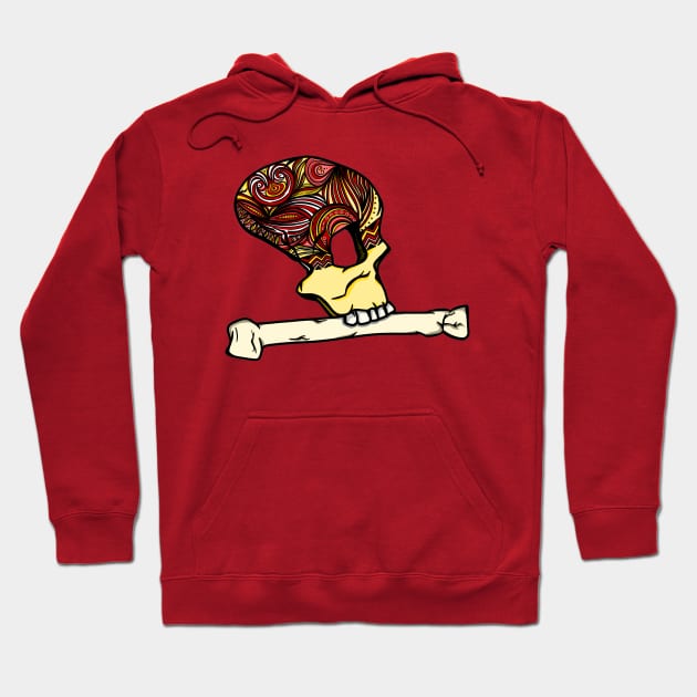 Toraya Skull Hoodie by kertasgambar